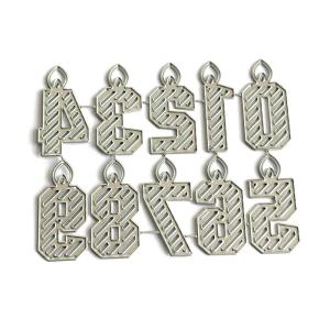 Khuôn cắt kim loại 0-9 số cắt chết mẫu khuôn mẫu khuôn dập nổi cho Album giấy bọc sách vở trang trí