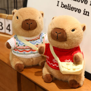 JOJO CASTLE Capybara Plush Animals Toys Creative Cartoon Stuffed Dolls 30cm Kawaii Room Decor Exquisite Birthday Gifts Can Change Clothes 卡皮巴拉 水豚鼠