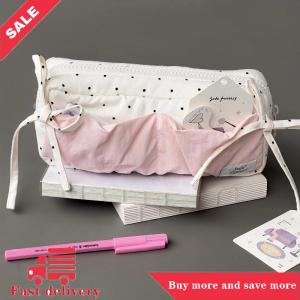 [COD]Flash Delivery Cute Polka Dot Bow Pencil Case White With Pink Accessories Large Capacity Zipper Pencil Bag Student Stationery School Supplies