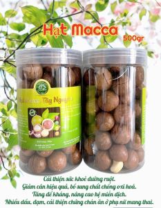 Hạt Macca sấy nứt vỏ size lớn dinh dưỡng tốt cho Mẹ bầu và người cao tuổi ăn hoặc xay sữa hạt hạt dinh dưỡng Lucas Farm 500g