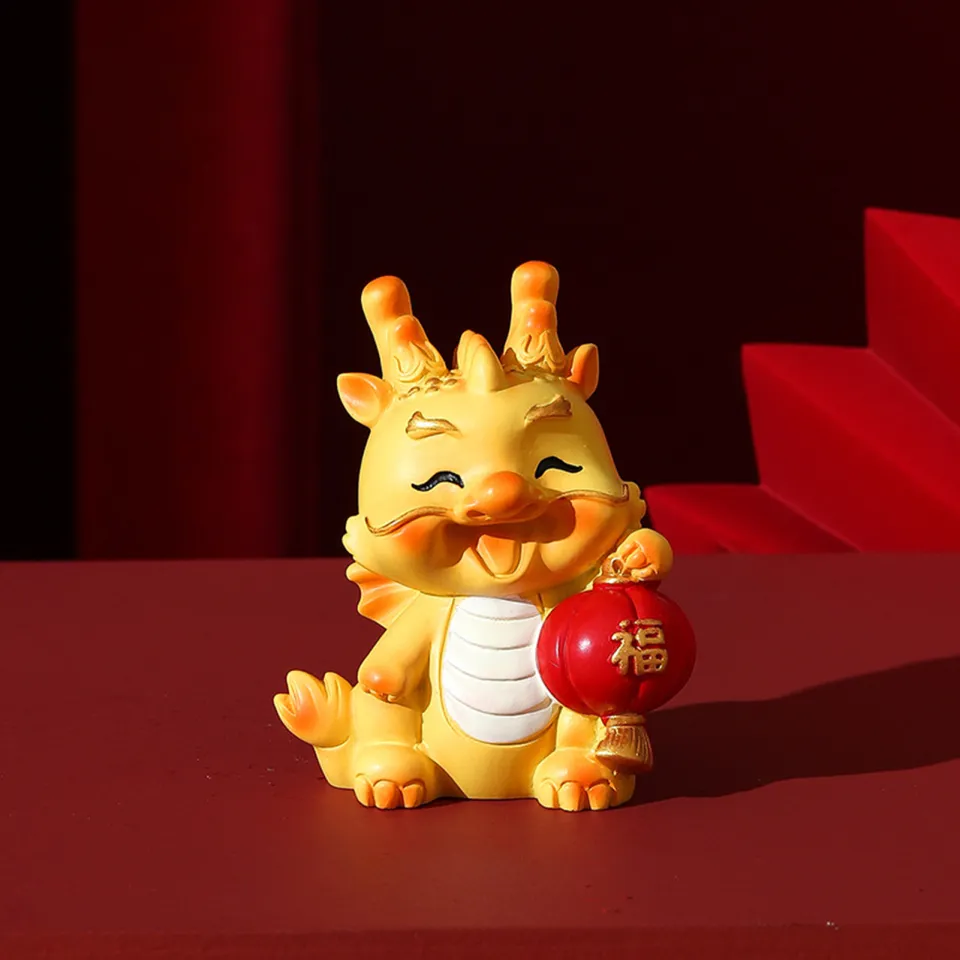 New Year Cute Dragon Figurine Ornament – ownkoti