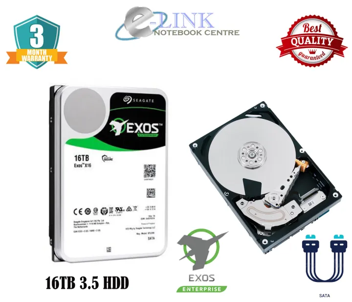 Seagate 16TB Exos X18 7200 rpm SATA III 3.5" Internal HDD