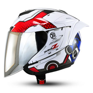 Helm Pria Half Face PRO Z Motif Electroride Aero Terbaru Kekinia Premium SNI
