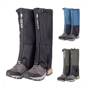 IGNVVXIQ Foot Cover Leg Gaiter Waterproof Shoes Covers Legging Shoes Sport Safety Windproof Leg Warmers Outdoor Travel