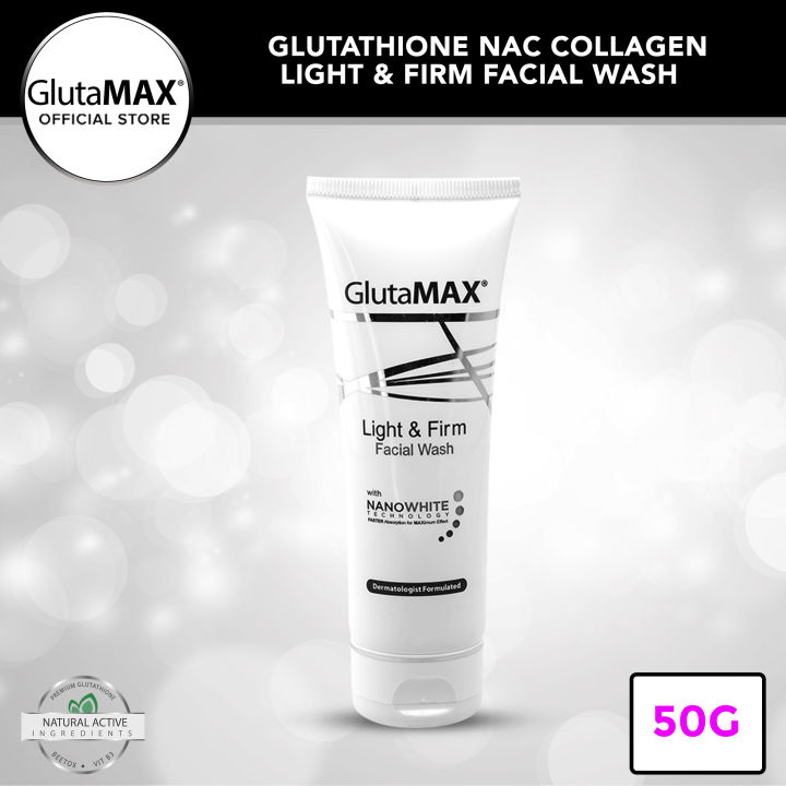 GlutaMAX Light & Firm Facial Wash 50g w/ Glutathione Collagen Anti-Aging  Whitening | Lazada PH