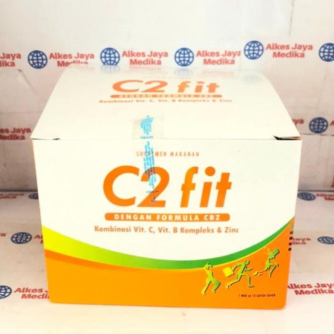 C2 Fit Box Isi 12 Strp 4 Kaplet - Suplemen Makanan Dengan Formula CBZ