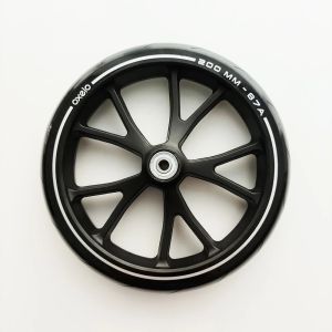 8Inch Stroller Wheel For OXELO Town7/9 Scooter Front Or Rear With 608 Bearing 20CM Outer Diameter Skateboard Wheel Diret Replace