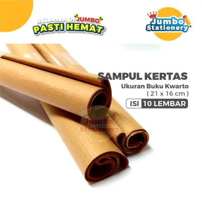 Sampul Buku plastik dan Kertas ukuran kwarto dan Boxy 1 roll isi 10 lembar sidu bigboss campuss