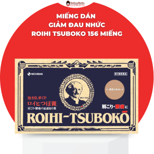 Miếng Dán Giảm Đau Nhức Roihi Tsuboko 156 Miếng Nhật Bản