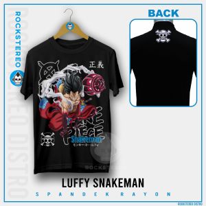 BISA COD-PROMO KAOS ANAK-REMAJA-DEWASA PRIA DAN WANITA MOTIF LUFFY SON GOD ONE PEACE TERBARU DAN TERMURAH REAL PICT