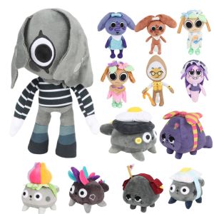 Dandys World Plush Goob Pebble Dandys World Plushie Horror Game Soft Stuffed Cute Pillow Doll Toy For Children Gifts