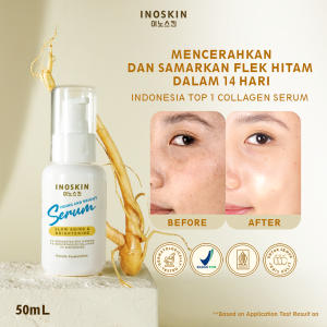[BEST SELLER] INOSKIN Young & Bright Serum - Serum Pencerah Wajah Samarkan Garis Halus Flek Hitam Bekas Jerawat Glass Skin Collagen