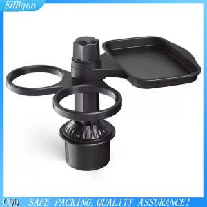 COD Giá đỡ điện thoại và cốc trên ô tô điều chỉnh được có khay bàn xoay dụng cụ sắp xếp đa năng để đựng đồ ăn nhẹ và thiết bị di động