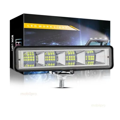 Lampu LED Tembak Sorot 48 Titik Mata 200 Watt Offroad 200Watt 200W 24LED Motor Mobil CWL Worklight 12V 24V