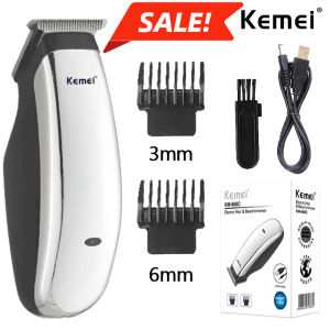Kemei KM-666C Mini Hair Clipper Professional Beard Hair Trimmer Cutter Rechargeable Electric Hair Cutting Machine Hair Remover