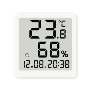 VIVIDI LED Digital Clock Black White ic Home Hygrometer Minimalist Multi-Functional Kitchen Alarm Timer Home Use