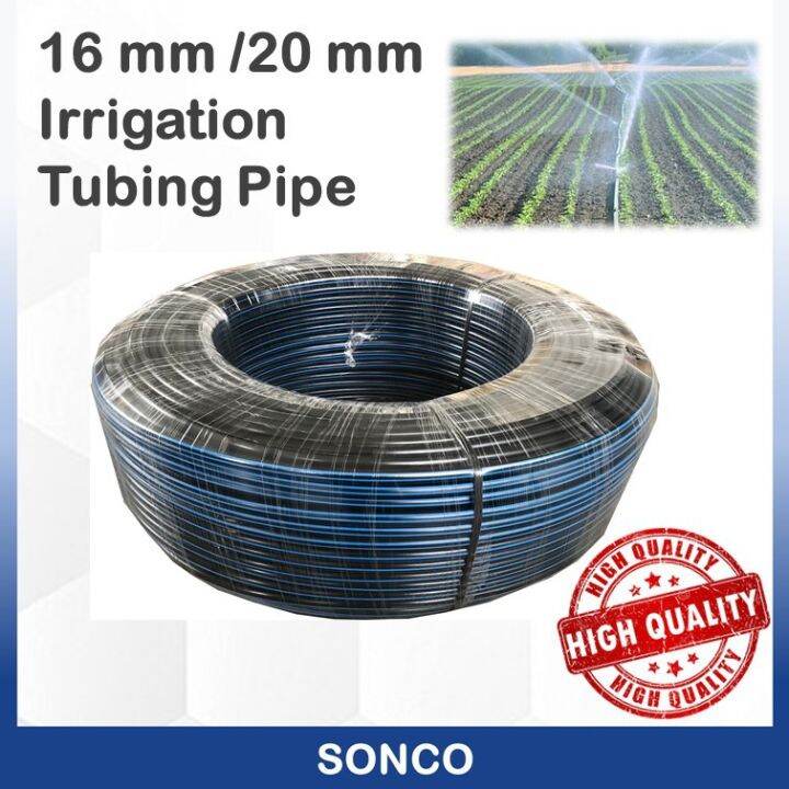 LDPE Irrigation Tubing Poly Pipe 16mm x 300m (LDPE) 20mm x 200m (LDPE ...