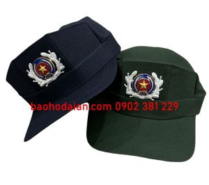 Nón bảo vệ mũ bảo vệ 3 cạnh kèm sao màu xanh dương