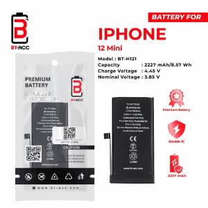 BT-ACC Battery Baterai Batre For IP 12 Mini With 2227mAh