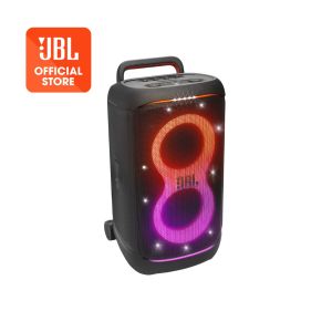JBL PartyBox 520 Portable Battery-Powered Party Speaker with Powerful and Loud Sound | AI Sound Boost | Lightshow | 15H Playtime | Auracast | Sturdy Wheels | IPX4 | Two XLR Inputs