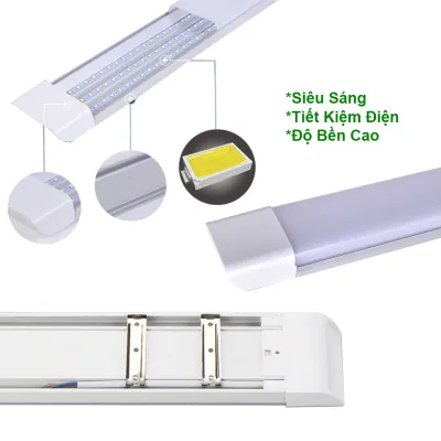 Bóng đèn led bán nguyệt 1m2 40w 60w