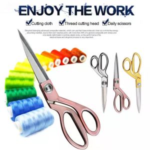 Professional Tailors Scissors Stainless Steel Vintage Sewing Scissors for Needlework Tailor Shears Fabric DIY Tool Cutter Tailor Scissors