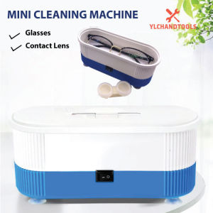 READY STOCK Portable Mini Ultrasonic Jewelry Glasses Cleaner Optical Spectacles Cleaning Machine