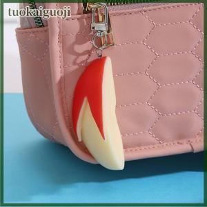 tuokaiguoji Creative Bunny Apple Keychain Apple Slice Fun Key Ring Pendant School Bag Pendant Keychain Accessory Gift