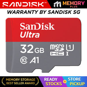 SanDisk Ultra A1 microSD Card Full HD 1080 U1 UHS-I C10 Read Speed 120MB/s 32GB 140MB/s 64GB 128GB 150MB/s 256GB 512GB 1TB 1.5TB QUA4 QUAB QUAC MemoryPlusSG