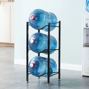 FUSSIN 3/4/5 Layer Mineral Water Dispenser Rack Stand Water Container Gallon Jug Organizer Rack Space Saver Organizer