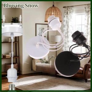 Blowing 1ชุดฐานโคมไฟแขวนสไตล์วินเทจ E27พร้อมเบ้าโคมไฟแขวน0.8 1 1.2 1.5เมตรที่ยึดโคมไฟเพดาน