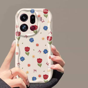 เคสโทรศัพท์ OPPOFindX9 OPPO Find X9 Pro พร้อมสร้อยข้อมือลูกปัดเพ้นท์ผีเสื้อทันสมัยกรอบด้านหลังซิลิโคนนิ่มปกป้องเลนส์