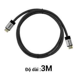 Dây cáp 3 mét HDMI 4K xịn hãng SecurOMax  dài 3M