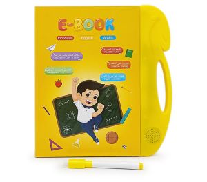 HAHA TOY Educational Book Mainan buku edukasi anak Smart Book Bersuara Indonesia English Arab Pintar Belajar Membaca