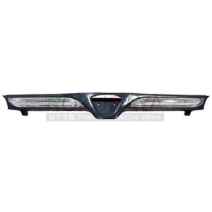 Proton Wira Sedan Aeroback (1997 - 2007) MDM 1992 Classic Retro Domestic Model Standard Front Bumper Center Top Grill Grille Sarung Sarong With Knight Rider Celah Celak LED Lamp Light Lampu (White Cover Rainbow) - NOS New Old Stock