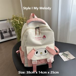 [SG Seller]Cinnamoroll Kuromi Pompompurin My Melody School Bag Bagpack Cute bag Cartoon bag Tuition bag cute bag sling bag shoulder bag
