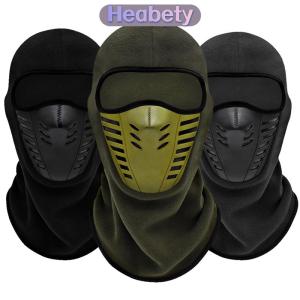 Heabety  Motorcycle Mask Fleece Thermal Face Mask Keep Warm Moto Riding Balaclava Motorbike Biker Winter Windproof Ski Mask Men Women