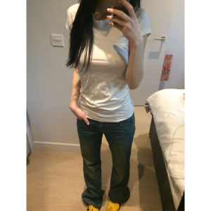lulu Short sleeves 1.0T Sports running breathable fitness clothing outdoor yoga wear for women