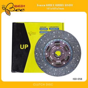 QUEENBEE 15"x10Tx7mm Isuzu 6HE1 6HH1 6SD1 CLUTCH DISC/CLUTCH PLATE ISD-058 UP-LUC BRAND