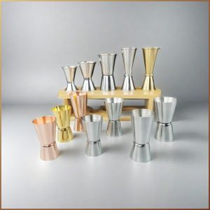 แก้วไวน์ปรุงรส หัวคู่ นํากลับมาใช้ใหม่ได้ แก้วไวน์ ทนต่อการสึกหรอ ป้องกันการกัดกร่อน