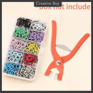 [Creative] Plier Tool Colour Metal Snap Sewing Button Claw Set Hollow Solid Snap Fasteners Kit For Installing Clothes Bags