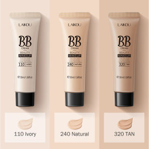 LAIKOU BB Cream 18 Hour Longlasting Liquid Foundation Waterproof Anti-acne Marks Flawless Natural Face Base Makeup