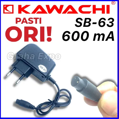 Adaptor Charger Original Kawachi Untuk Senter Kepala Kabel Jack Lubang 2 SB-63 Panjang Kabel 45cm For Head Lamp 60w Ekstra Pengisi Daya Tambahan Adaptor Isi Ulang Daya Flow Rate 600 mAh DC 4.2V Super Fast Charging Laz COD Bisa Bayar di Tempat Graha Expo