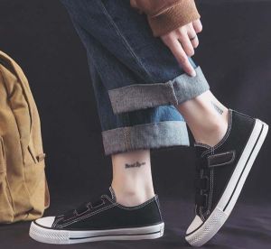 [JESSICASTORE]Korean Low-Cut Canvas ins Board strap  velcro canvas  Shoes for women for girls #F005