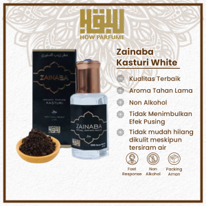 ZAINABA Kasturi Parfum Sunnah Non Alkohol Premium Tahan Lama