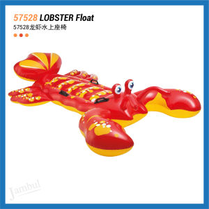 INTEX Lobster Inflatable Water  Inflatable Swimming Pool Ring Water Play Toy Floating Circle Terapung Kolam 57528 龙虾浮排泳圈玩具