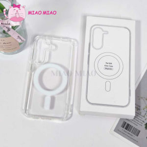 CASE FOR SAMSUNG GALAXY S22 S23 S24 FE PLUS ULTRA / CLEAR CASE MAGSAFE MAGNETIC FOR S22+ S22ULTRA S23+ S23FE S23ULTRA S24+ S24FE S24ULTRA MM-210
