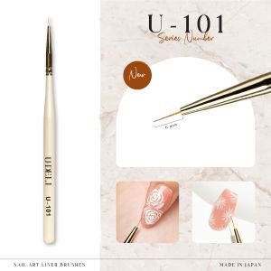 พู่กันเพ้นท์ พู่กันเพ้นท์สไตล์ญีปุ่น U-DELI ขนแปรงคุณภาพดี Nail Art Liner Brush พู่กันปลายแหลม เพ้นท์เล็บได้ ใช้งานได้ดี พู่กัน ศิลปะ