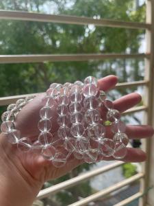 Natural Crystal 天然白水晶 High Grade AA+ 高冰透 Clear Quartz 8mm &12mm& 14mm &16mm