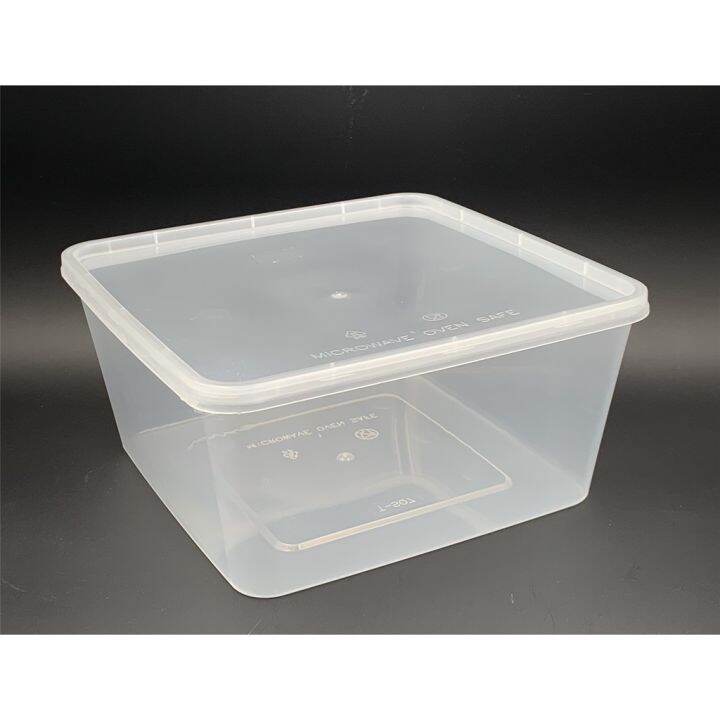 SQ 7 Square Disposable Plastic Food Container [ 30sets± ] TAGE TSQ 7 ...